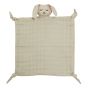 Roommate organic cotton bunny comfort cloth spread out on a white background