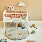 Roommate Baby Gym in an Elephant design set up in a nursery room 