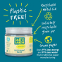 Salt of the Earth, Plastic Free Deodorant balm, unscented, infographic