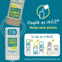 Salt of the Earth Unscented Deodorant Stick 75g refill infographic 