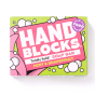 Shower Blocks, Hand Blocks soap Box in Mint and Grapefruit on a white background