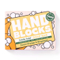 Hand Blocks Essential Oil Hand Soap Bar and Box - Sweet Orange & Bergamot on a white background