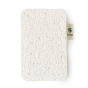 Close up of the Seep natural cellulose kitchen sponge on a white background