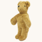 Senger Animal Baby Bear Toy. Made entirely of sustainably-produced cotton plush, and can safely be sucked or chewed, a soft body plush toy bear in light brown/beige, on a cream background