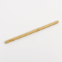 singular bambu straw pictured on a plain background 