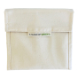 A Slice of Green plastic-free reusable food baggie on a white background