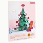 Studio Roof Large cardboard Christmas Tree & cardboard Squirrel Decor flatpack on a white background