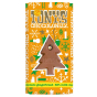 Tony's Chocolonely Fairtrade milk chocolate gingerbread bar on a white background