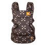 Tula eco-friendly soft explore baby carrier in the patchwork checkers print on a white background