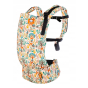 Tula soft structured free to grow baby carrier in the charmed print on a white background