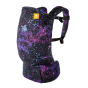 Tula soft structured toddler carrier in the andromeda galaxy print on a white background