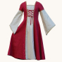 Vah Little Marian red and white coloured Costume Dress pictured on a plain background 