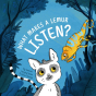 Cover of the What Makes a Lemur Listen? childrens book by Samuel Langley-Swain and Helen Panayi