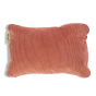 A soft rose pink coloured corduroy Wobbel pillow to fit the original sized standard Wobbel board