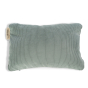 A soft sea blue green coloured corduroy Wobbel pillow to fit the original sized standard Wobbel board