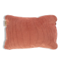 A soft rose pink coloured corduroy XL sized pillow to fit and XL sized Wobbel board