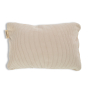 A soft cream coloured corduroy XL sized pillow to fit and XL sized Wobbel board