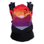 Wompat organic earthy rainbow ILO baby carrier on a white background