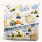 Wonderie Play Cloth - Building Site design pictured on a plain background