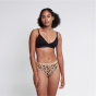 WUKA Leopard Print Bikini Period Pants - Heavy Overnight Flow