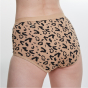 WUKA Leopard Print High Waist Period Pants - Heavy Flow