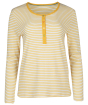 Frugi breton striped yelow henley maternity/nursing adults pyjama top