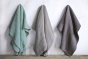 Wild & Stone Organic Cotton Hand Towels - Dove Grey