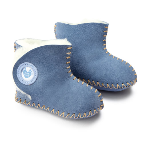 Cwtch Sheepskin Boots - Blue
