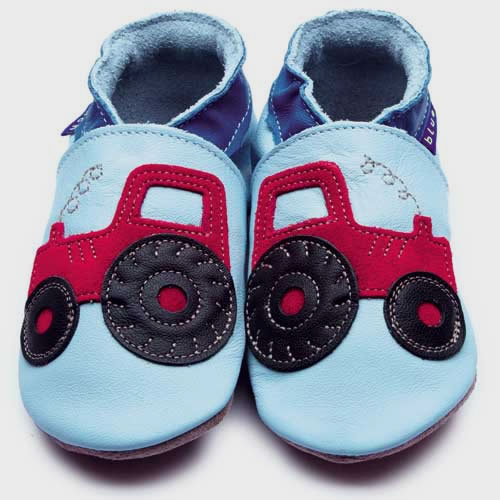 Inch Blue Light Blue Tractor Shoes