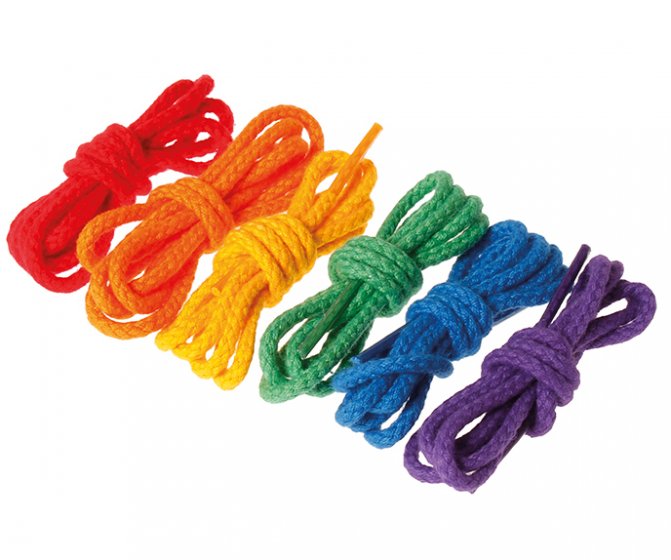 Grimm's Rainbow Strings For Threading Games