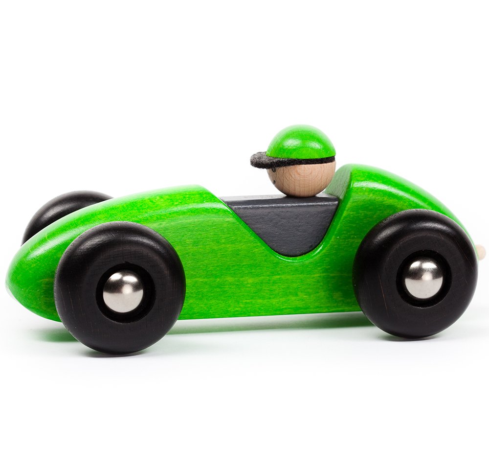 green race car toy