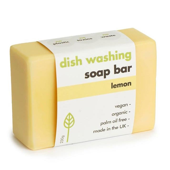 Dish Washing Soap Bar Lemon Plastic Free Vegan Shop