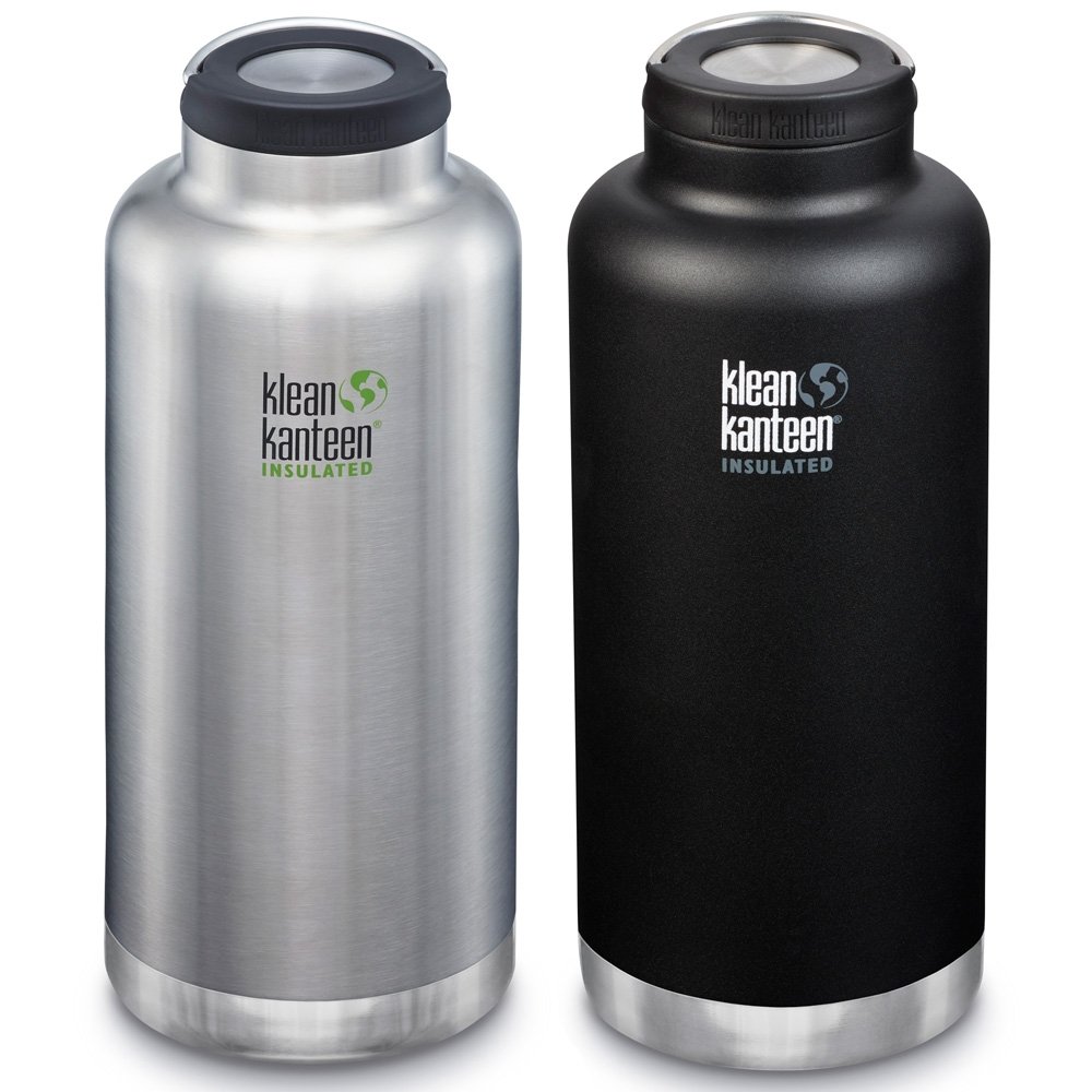 TKWide Insulated Stainless Steel Bottle with Wide Loop Cap Klean Kanteen 64 oz 