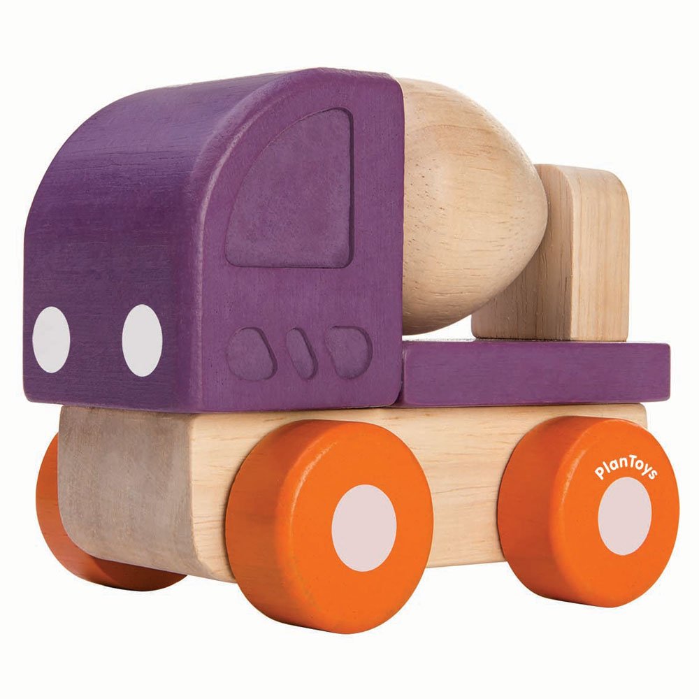 Деревянная каталка Plan Toys Mini пожарная машина pl5438. Деревянные мини игрушки. Бетономешалка машинка детская. Plan toys
