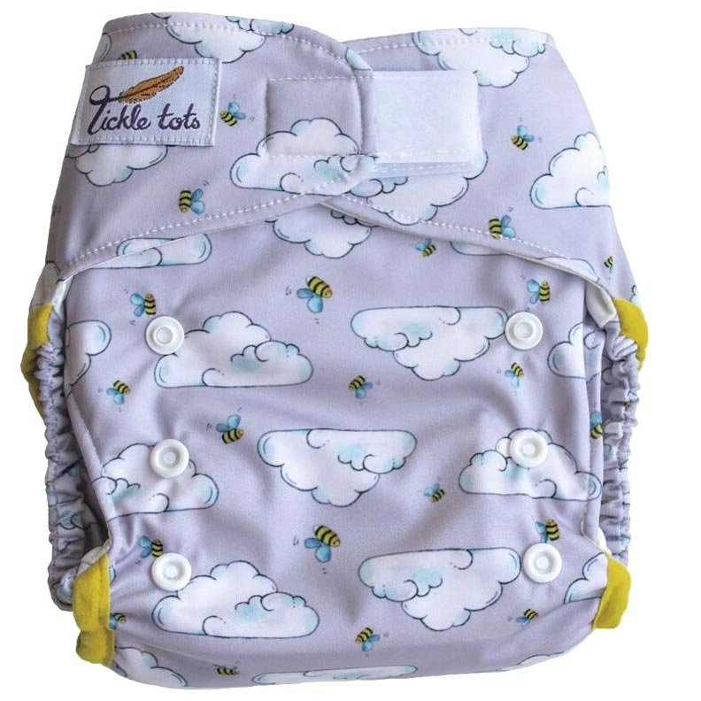 Busy Bees Design Tickle Tots All-in-One Nappy Nappy Changing Nappies ...
