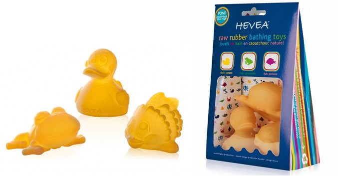 Hevea POND Bath Toys Pack of 3