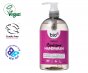 Bio D 500ml plum and mulberry sanitising hand wash bottle on a white background