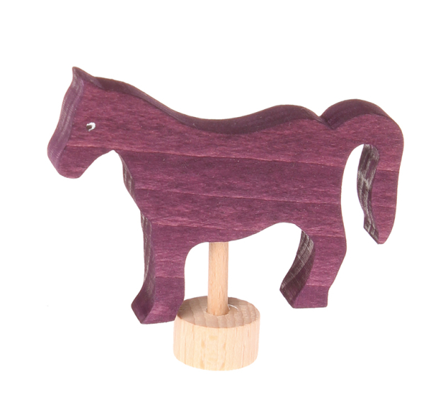 Grimm's Violet Horse Decorative Figure