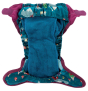 inside of the nappy teal blue absorbent bamboo