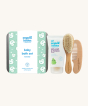 Green People Organic Babies Baby Bath Set - Lavender. Included in the gift set is Baby Wash & Shampoo 150ml, a soft natural brush, and a comb.