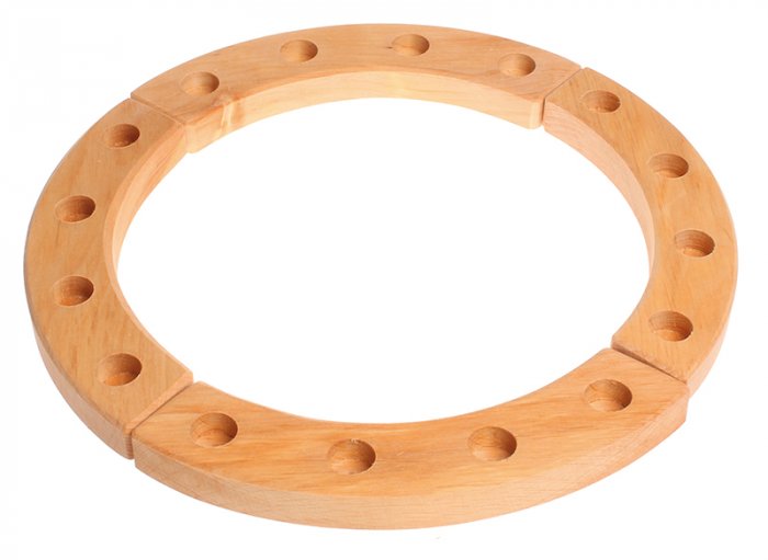 Grimm's 16-Hole Natural Wooden Ring