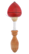 Mader Pull-String Spinning Top - Red