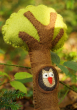 Papoose Toys Standing Trees with Owl