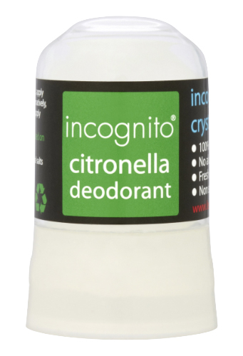 Incognito Natural Crystal Citronella Deodorant 64g