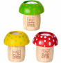 PlanToys Mushroom Kaleidoscope in green, yellow and red