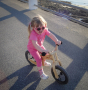 child riding early rider balance bike lite