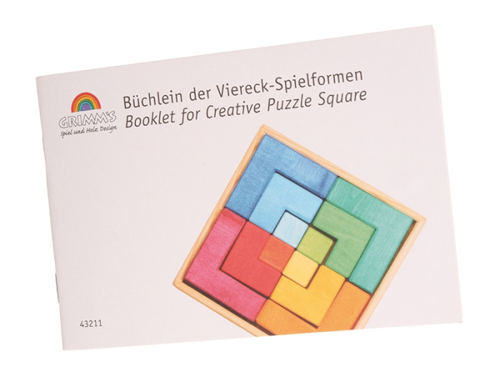 Grimm's Booklet For Creative Puzzle Square