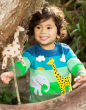Child wearing Frugi Zoo Little Finn Jumper