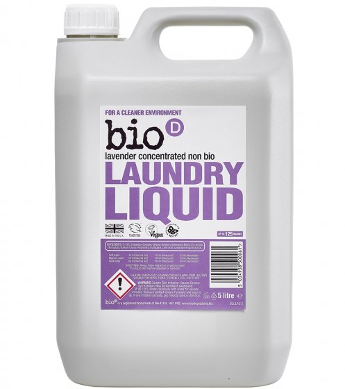 Bio-D 5 litre bottle of lavender laundry liquid