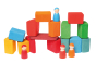 Grimm's 15 Rainbow Coloured Blocks